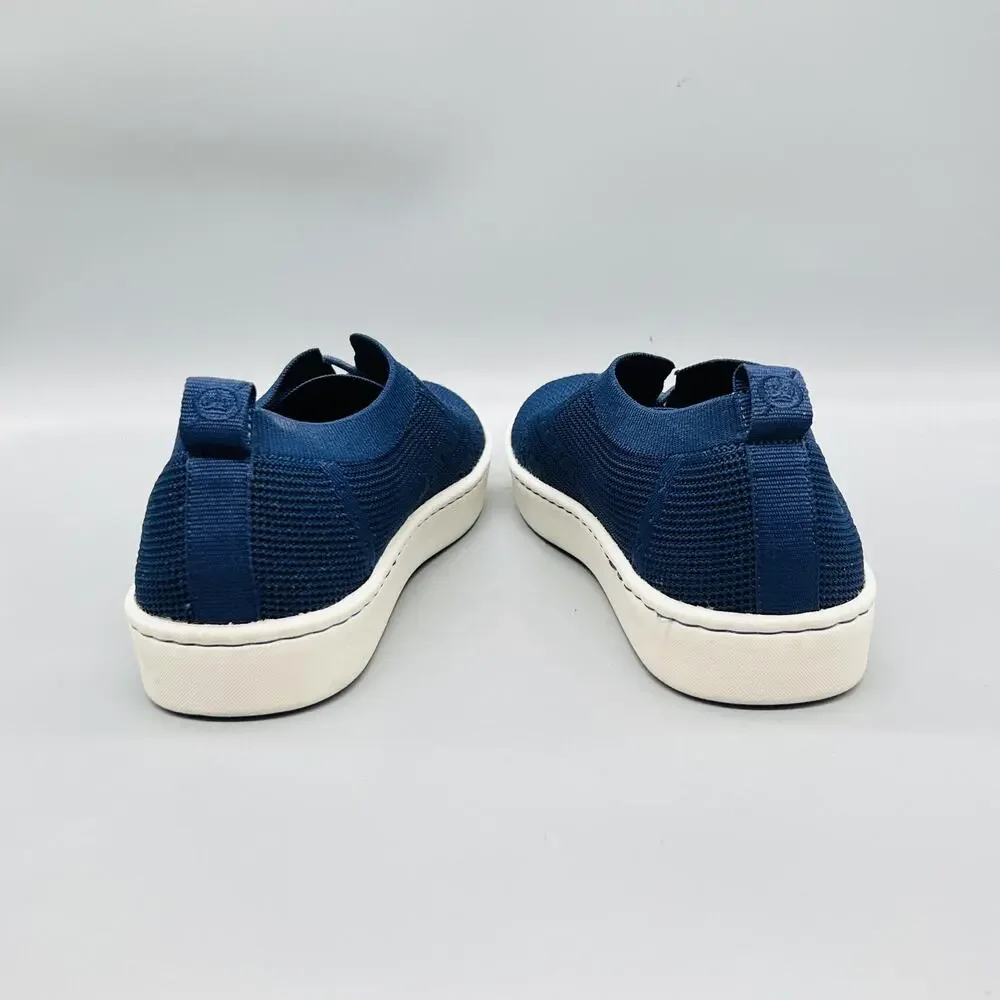 Born Shoes Mens 9 Blue Knit Wingtip Low Top Casual Sneakers Comfort Walking
